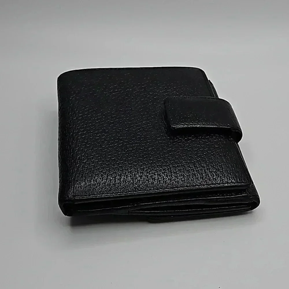 Gucci Black Leather wallet with coin pouch with dust bag - Picture 5 of 10